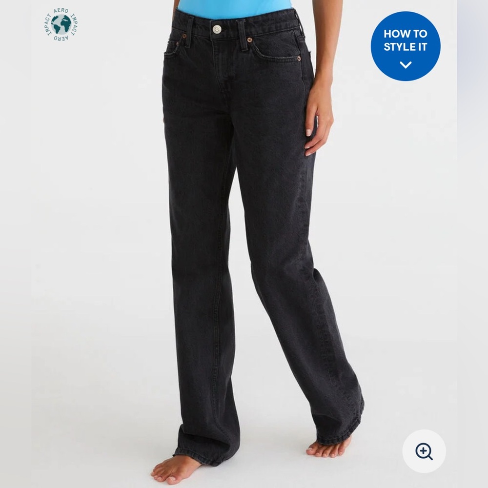 Aeropostale trendy black Jean